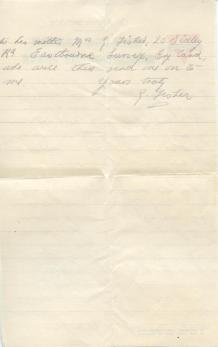 George Fisher letter, page 4