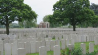 A sea of graves at Lijssenthoek Military Cemetery