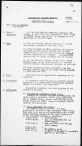 Operational Order No. 70 p1 (Source: Library & Archives Canada)
